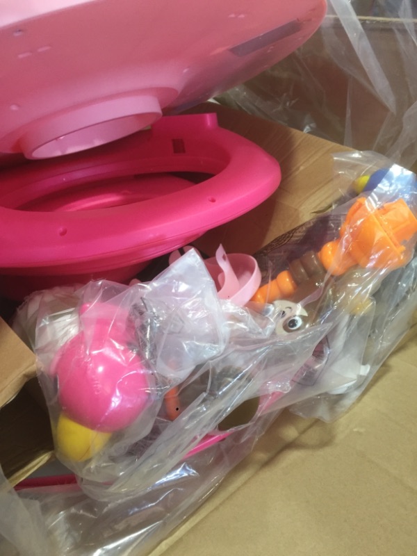 Photo 4 of Bright Starts Around We Go 2-in-1 Walk-Around Baby Activity Center & Table, Tropic Coral, Ages 6 Months+
