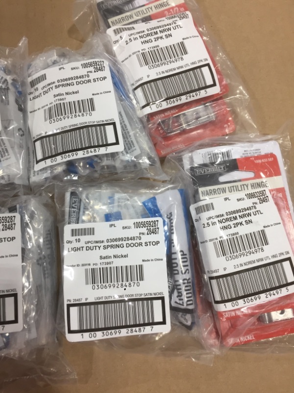 Photo 1 of BAG LOT- MISC HARDWARE