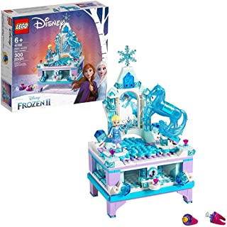 Photo 1 of LEGO Disney Frozen II Elsa’s Jewelry Box Creation 41168 Disney Jewelry Box Building Kit with Elsa Mini Doll and Nokk Figure for Creative Play (300 Pieces)
