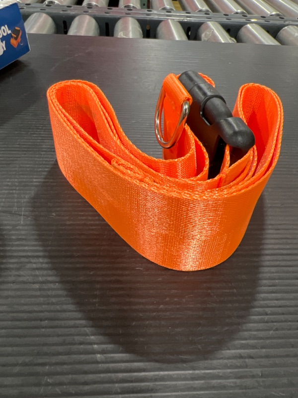 Photo 2 of Car Seat Travel Belt to Suitcase,Car Seat Travel Strap to Convert Kid Car Seat and Carry-on Luggage to Airport Car Seat Stroller Carrier,Safe Travel Solution for Transport Car Seat (Orange)
