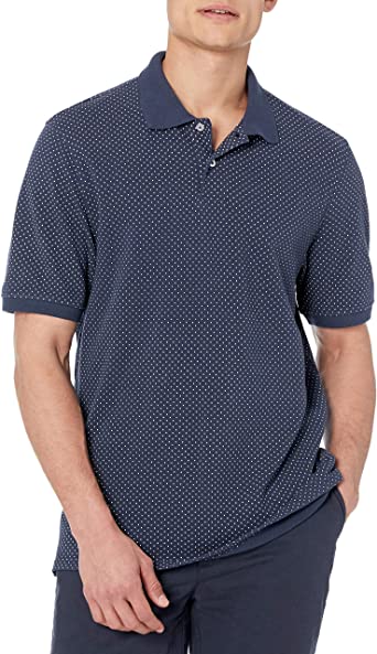 Photo 1 of Amazon Essentials Men's Standard Regular-fit Cotton Pique Polo Shirt
size L
