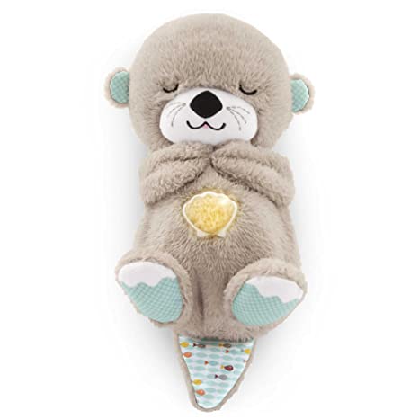 Photo 1 of Fisher-Price Soothe 'n Snuggle Otter, Portable Plush Soother with Music, Sounds, Lights and Breathing Motion, Multi
