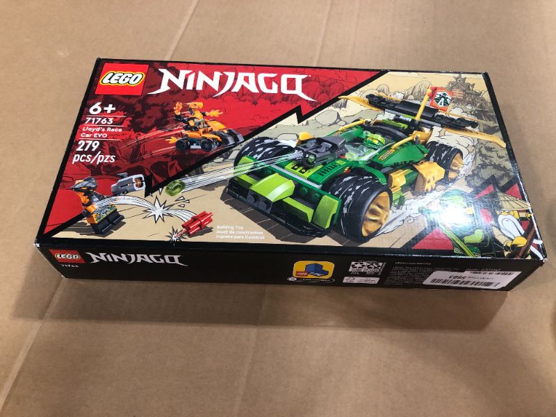 Photo 2 of LEGO NINJAGO Lloyd’s Race Car EVO 71763 Building Kit Featuring a Ninja Car Toy, NINJAGO Lloyd and Snake Figures; Creative Toys for Kids Aged 6+ (279 Pieces)
