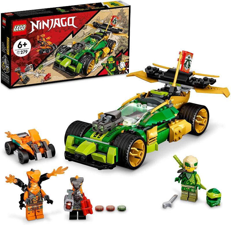 Photo 1 of LEGO NINJAGO Lloyd’s Race Car EVO 71763 Building Kit Featuring a Ninja Car Toy, NINJAGO Lloyd and Snake Figures; Creative Toys for Kids Aged 6+ (279 Pieces)
