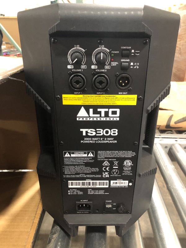 Photo 1 of Alto Professional TS308 | 2000 Watt 8 Inch 2 Way Powered PA Speaker