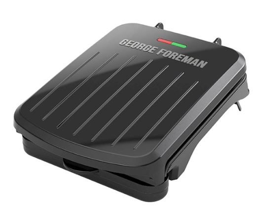 Photo 1 of 2-Serving Classic Plate Electric Indoor Grill And Panini Press - Black
