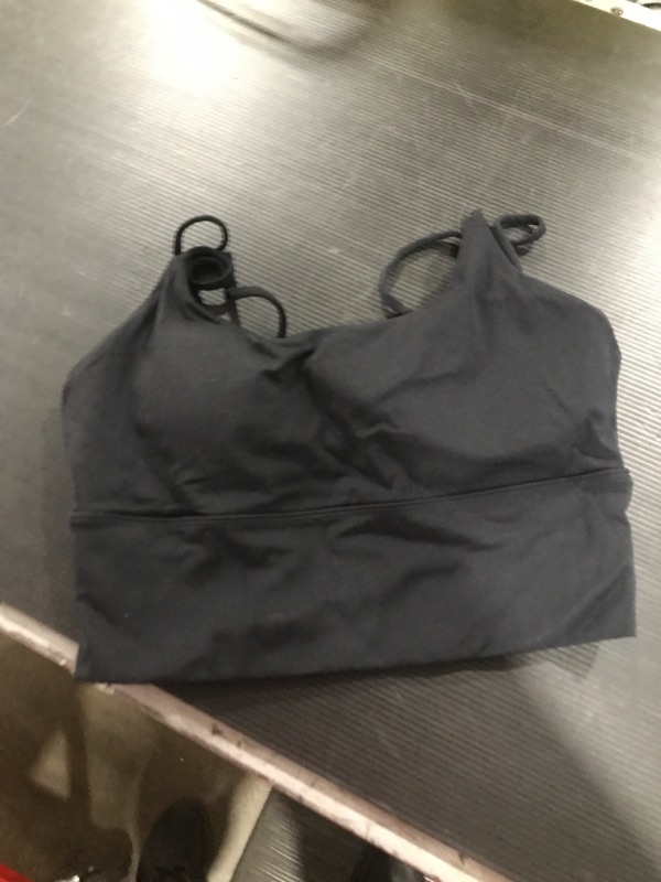 Photo 1 of Black Sports Bra. Size: Med