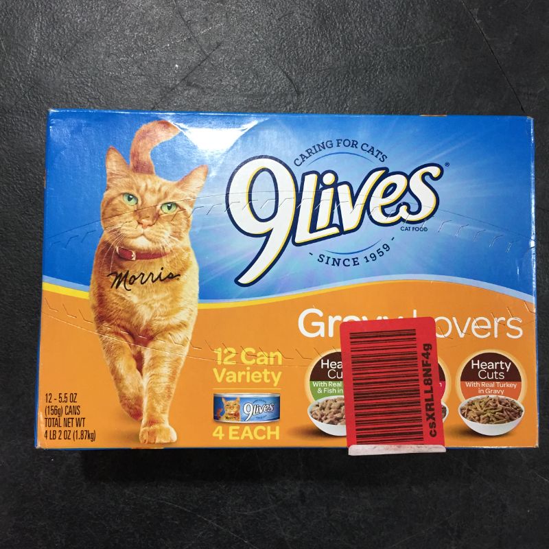 Photo 2 of 9 Lives 12 Count 5.5 Oz Gravy Lovers Variety Pack Cat Food