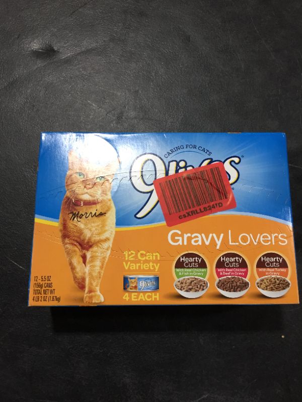 Photo 2 of 9 Lives 12 Count 5.5 Oz Gravy Lovers Variety Pack Cat Food