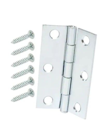 Photo 1 of Qty 5: 3 in. Zinc-Plated Narrow Utility Hinge (2-Pack)