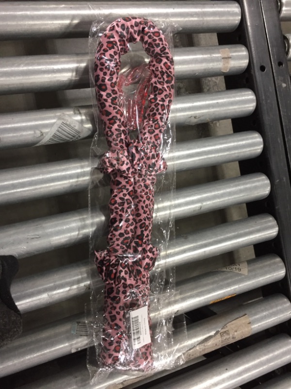 Photo 1 of Heatless Curling Rod Headband,No Heat Silk hair Curlers,Soft Foam Hair Rollers, Curling Ribbon and Flexi Rods for Natural Hair for Women (Pink leopard)
