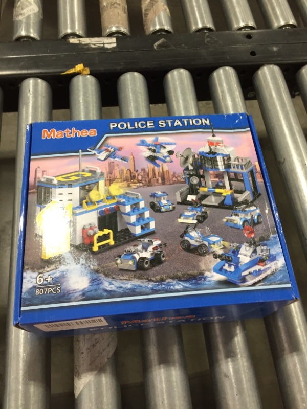 Photo 2 of Armored Fighting Vehicles, Counter Strike City Police Station Building Kit, Mathea Kids Toy, Helicopter, Vehicles, Ship, Best Education STEM