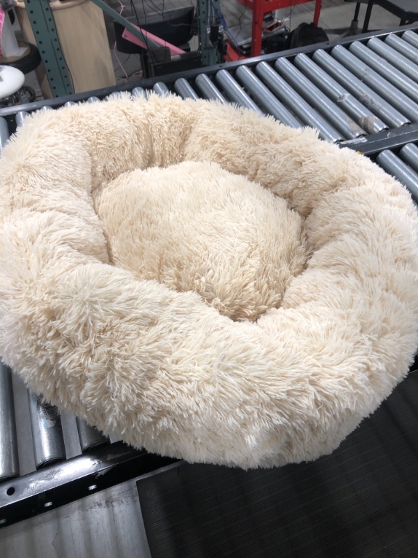 Photo 2 of  Original Calming Donut Cat and Dog Bed in Shag or Lux Fur (m)