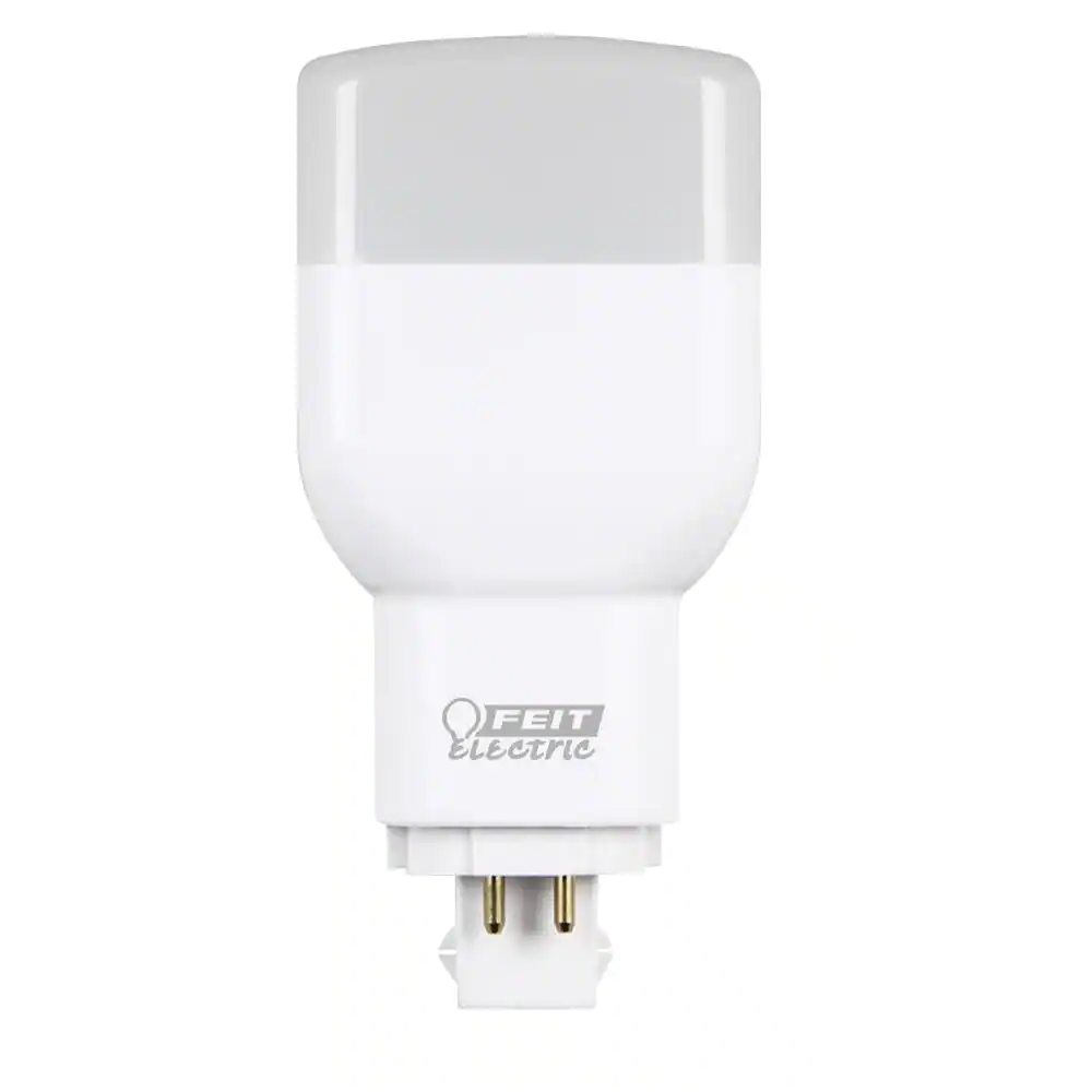 Photo 1 of 26-Watt Equivalent PL Vertical CFLNI 4-Pin Plug-in GX24Q-3 Base CFL Replacement LED Light Bulb, Cool White 4100K
