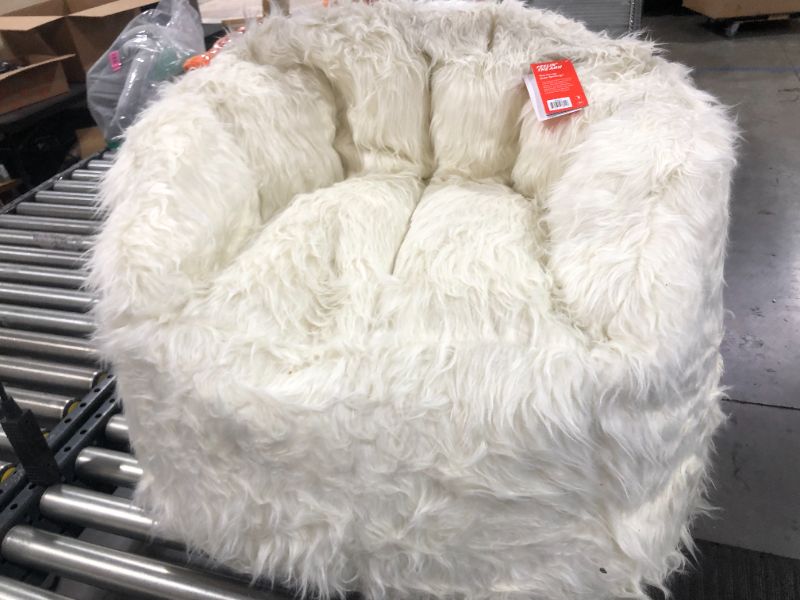 Photo 2 of Comfort Research Big Joe Milano Bean Bag Lounger, Ivory