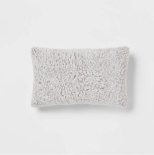 Photo 1 of 3pk Tipped Sherpa Throw Pillow - Threshold™

