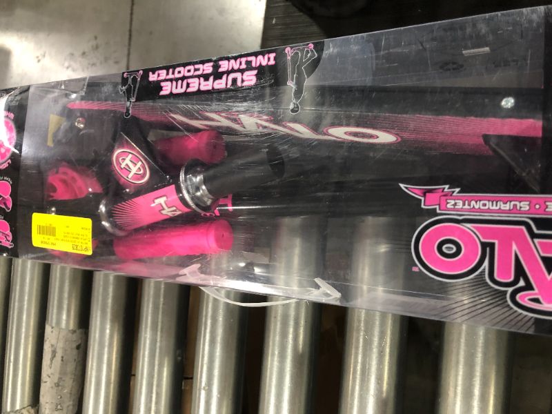 Photo 2 of New HALO Rise Above Surmontez Inline Scooter, Pink/Black (HAL0100S-02)
