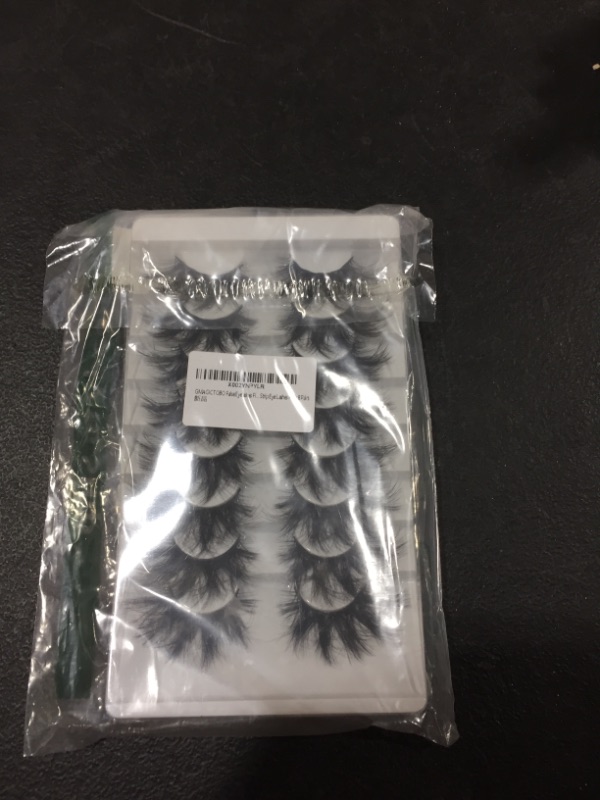 Photo 2 of GMAGICTOBO False Eyelashes Fluffy Wispy Eyelashes Faux 3D Mink Lashes Thick Volume Long Soft Dramatic Strip Eye Lashes Pack 8 Pairs
