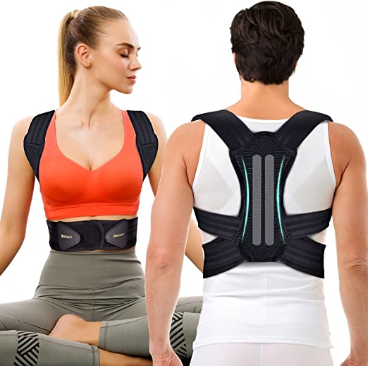 Photo 1 of Mercase Posture Corrector with Adjustable Back Support for Men and Women,Comfortable Breathable Support Back Brace Provide Pain Relief for Neck, Back, Shoulders,Posture Brace(XL Under Bust 39"-50")
