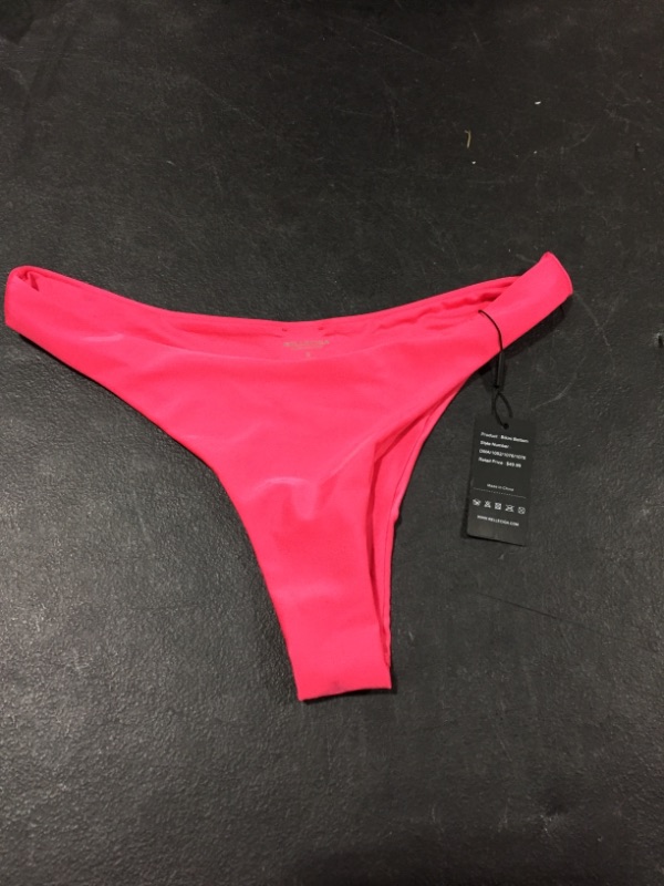 Photo 1 of RELLECIGA Women's High Cut Thong Bikini Bottom
SIZE SMALL 
