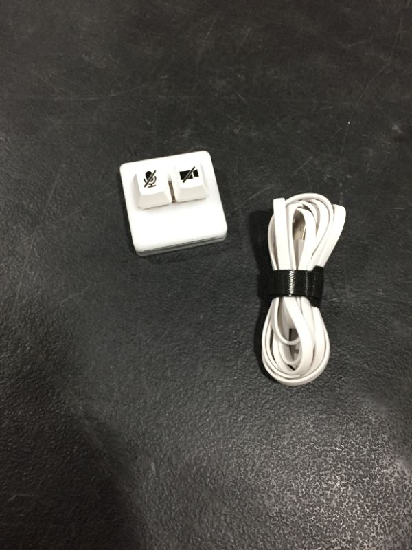 Photo 1 of Linkidea USB Zoom Meeting Mute Button for macOS, Start/Stop Video, Mute/Unmute Microphone Audio, Compatible with Zoom App, Plug & Play Keyboard Meeting Controller for Online Class, Conference