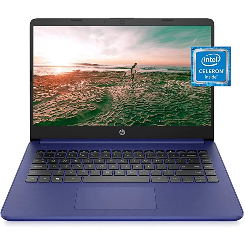 Photo 1 of HP 14-dq0010nr 14" Laptop, Intel Celeron, 4GB Memory, 64 GB eMMC, Windows 10 (47X74UA#ABA)