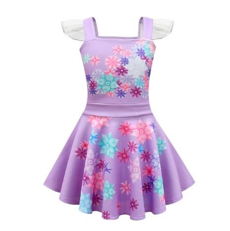 Photo 1 of HAWEE Kids Mirabel/Pepa/Luisa Madrigal Cosplay Costume Girls Dress Princess Dresses Shirt Skirt Outfits Halloween Suit
SIZE 11