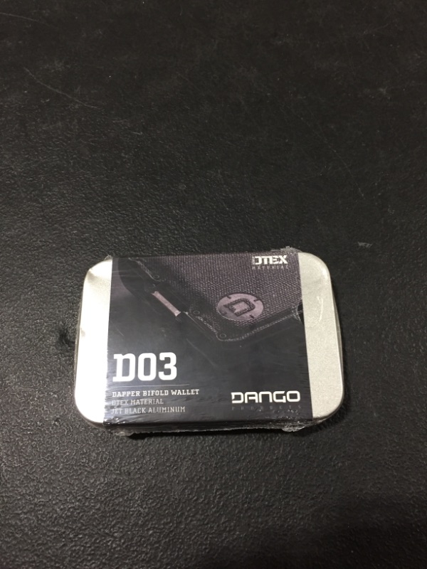 Photo 2 of Dango D03 Dapper Bifold EDC Wallet - Made in USA - Water-Resistant, Slim, Minimalist, Metal, RFID Blocking
