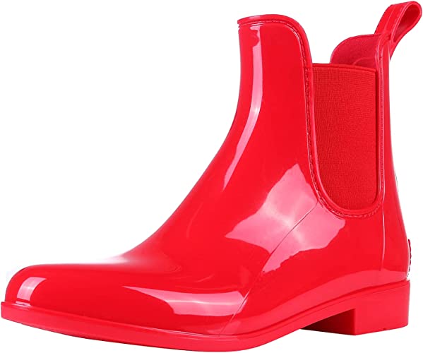 Photo 1 of Evshine Women's Short Ankle Rain Boots Lightweight Chelsea Rain Boots Rubber Waterproof Booties
SIZE 6 