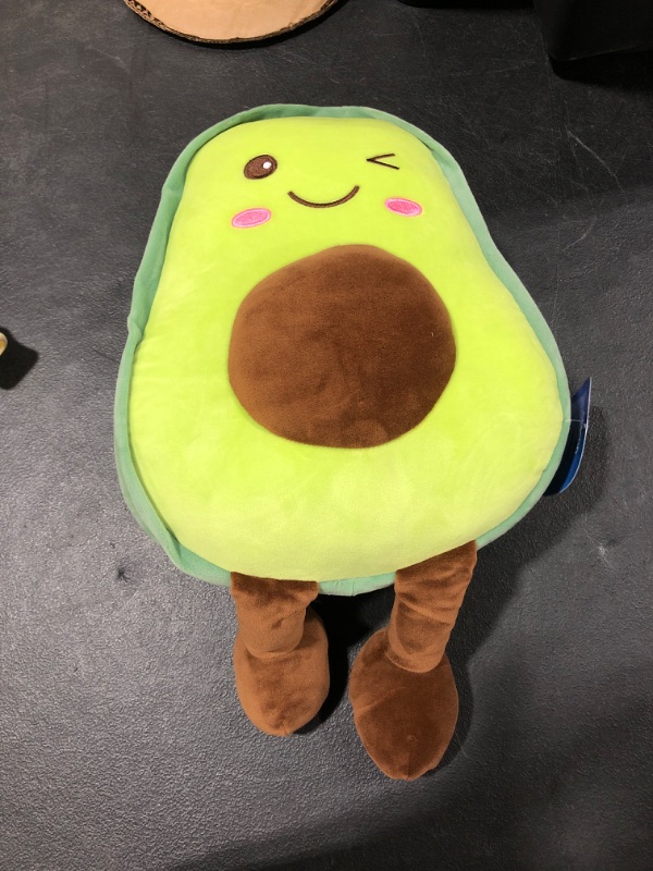 Photo 1 of Avocado Plush Toy Pillow, Snuggly Stuffed Avocado Fruit Soft Kawaii Food Shaped Hugging Pillow Gifts for Kids, Girl, Boy, and Friends Birthday Christmas
