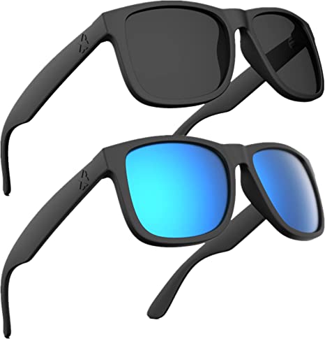Photo 1 of MAXJULI Polarized Sunglasses for Men and Women,UV Protection Rectangular Sun Glasses 8806
