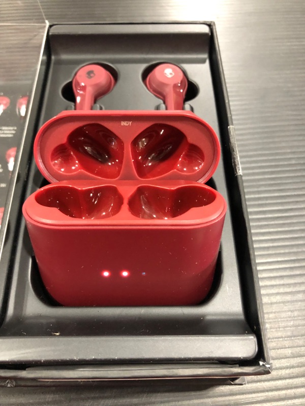 Photo 4 of Skullcandy Indy True Wireless In-Ear Earbuds - Deep Red
