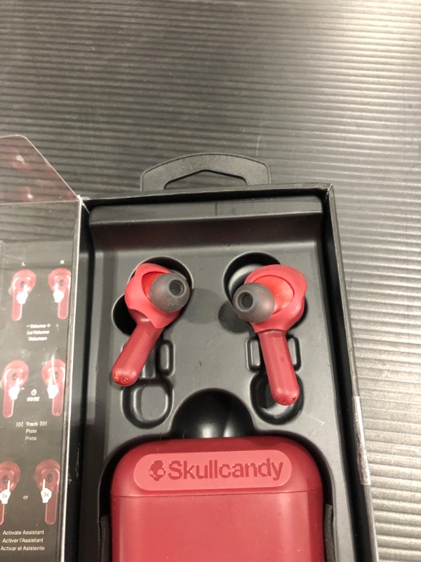 Photo 3 of Skullcandy Indy True Wireless In-Ear Earbuds - Deep Red
