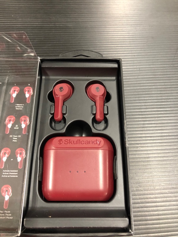 Photo 2 of Skullcandy Indy True Wireless In-Ear Earbuds - Deep Red
