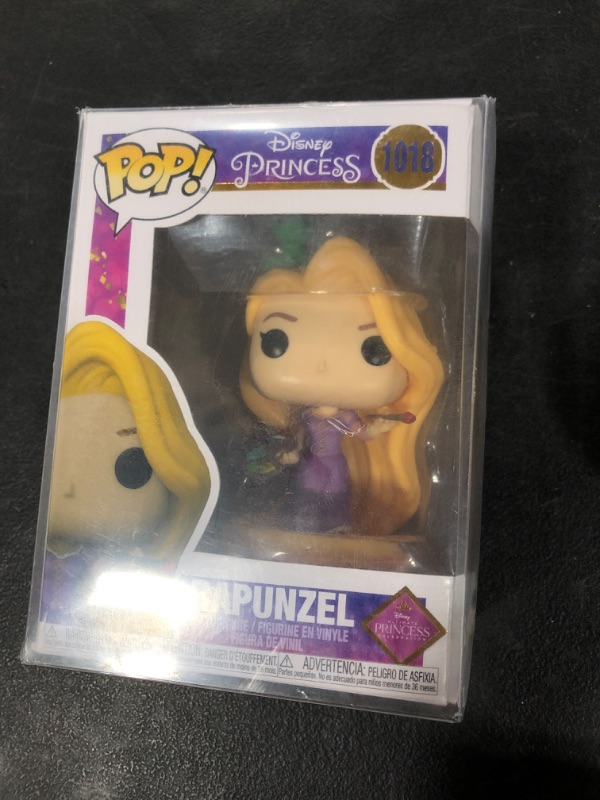 Photo 2 of Visit the Funko Store Rapunzel Pop Protector Bundle - Figurine 3.75 Inch Classic Character Ultimate Princess Collection with PET Clear Plastic Case for Collectible Vinyl Figures
