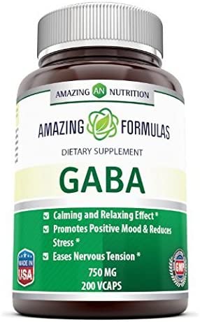 Photo 1 of Amazing Formulas Pharma GABA - 750 Mg, Veggie Capsules (Non GMO,Gluten Free) (100 Count)
EXP:01/2025