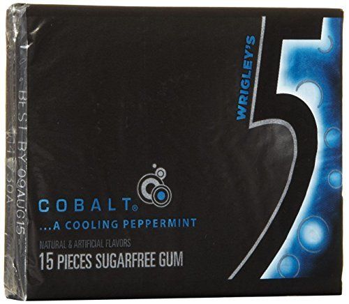 Photo 1 of 5 Cobalt Sugar Free Chewing Gum, 15ct
3 PACK
SPEARMINT, WINTERMINT & PEPPERMINT 
EXP: 26/JUL/2023