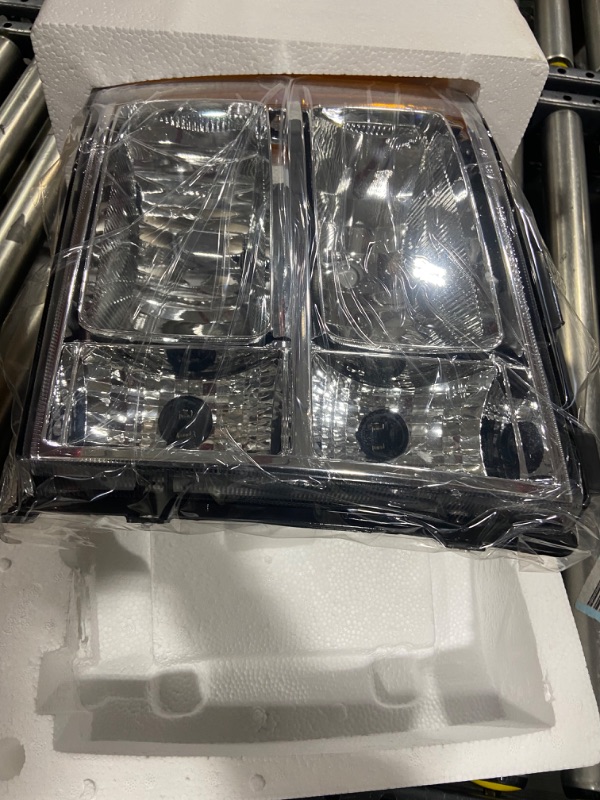 Photo 2 of 2007-2014 Sierra Headlight Assembly by ADCARLIGHTS - Headlights for 07-13 GMC Sierra 1500/07-14 GMC Sierra 2500HD 3500HD Headlamp Replacement Left and Right...

