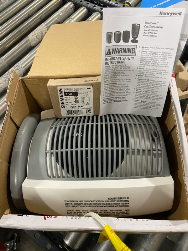 Photo 2 of Honeywell EnergySmart Cool Touch Heater (HZ-7304U) , White
