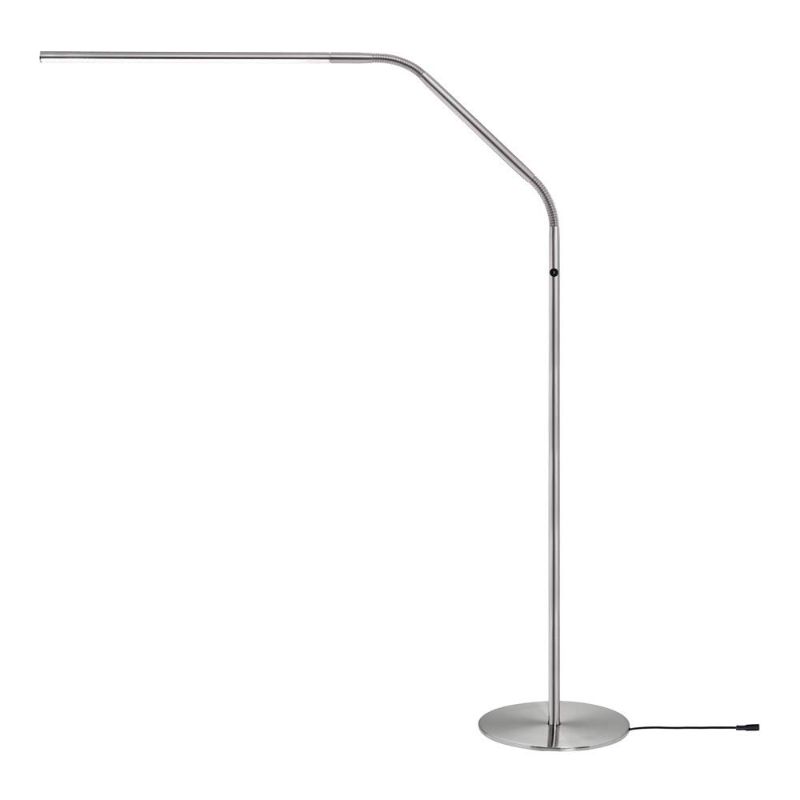 Photo 1 of Daylight Company LLC Daylight Company Slimeline 3 led floor Lamp, Brushed Steel
