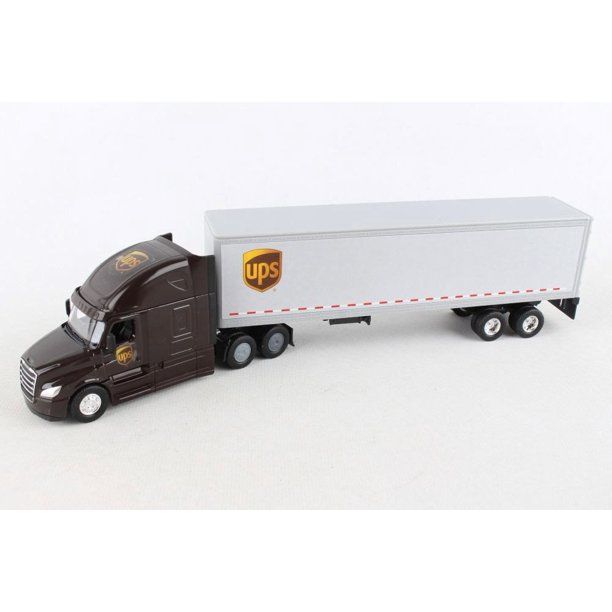 Photo 1 of UPS Tractor Trailer, Brown and White - Daron GW68061 - 1/64 scale Diecast Model Toy Car
