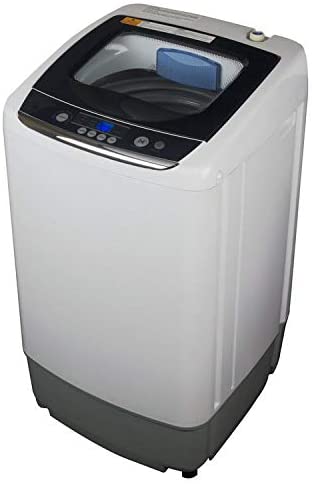 Photo 1 of BLACK + DECKER 0.9 cubic foot compact portable washer clothes washing machine, White
