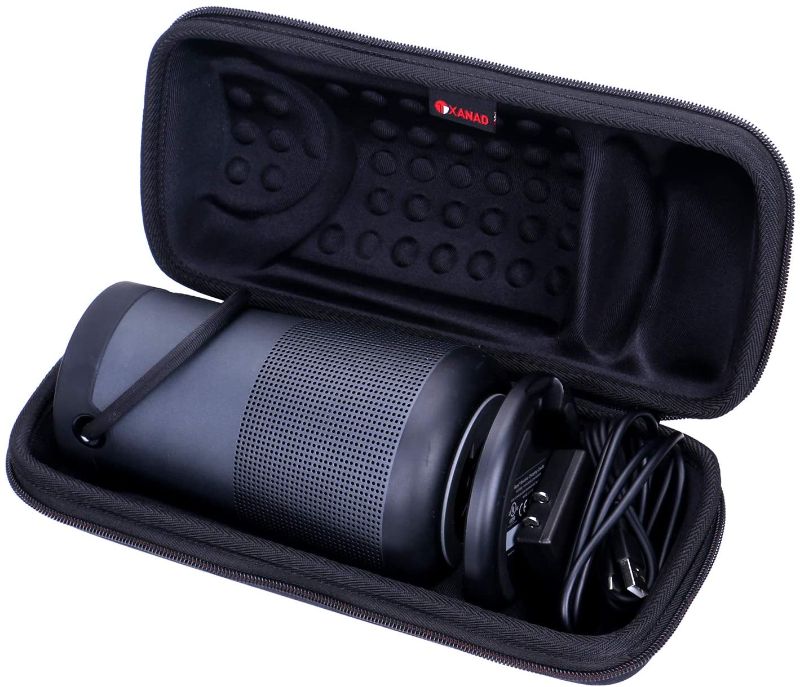 Photo 1 of XANAD Hard Case for Bose SoundLink Revolve+ or Revolve+ (Series II) Portable & Long-Lasting Bluetooth 360 Speaker - Storage Protective Bag (Black)
