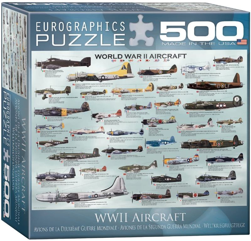 Photo 1 of World War II Aircraft Puzzle, 500-Piece
