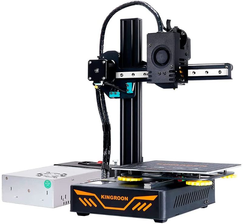 Photo 1 of Kingroon 3D Printers, Premium Titan Extruder Aluminum Double Linear Guide Rails and Double Cooling Fans, Easy Assemble Printing Space 180x180x180mm
