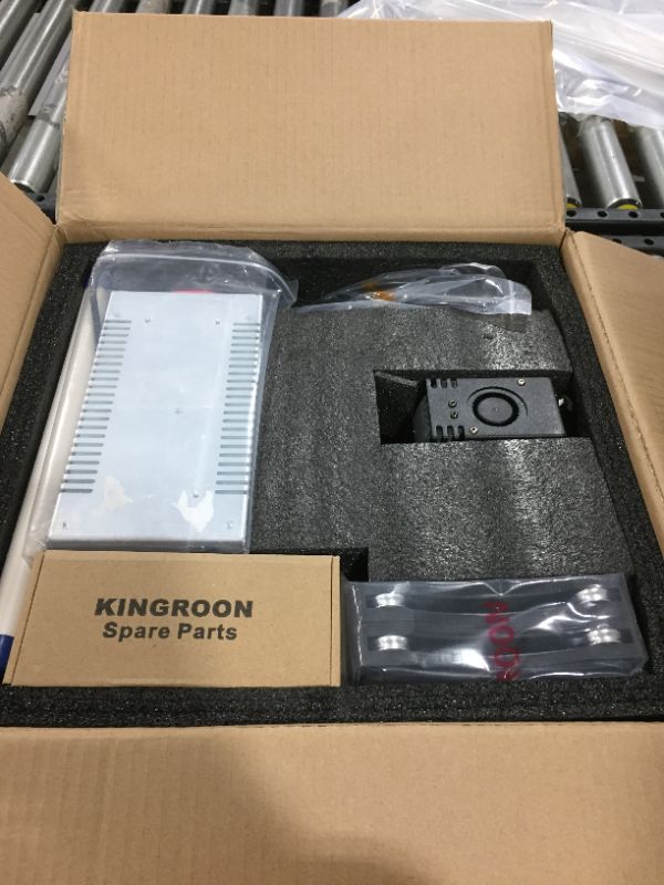 Photo 2 of Kingroon 3D Printers, Premium Titan Extruder Aluminum Double Linear Guide Rails and Double Cooling Fans, Easy Assemble Printing Space 180x180x180mm
