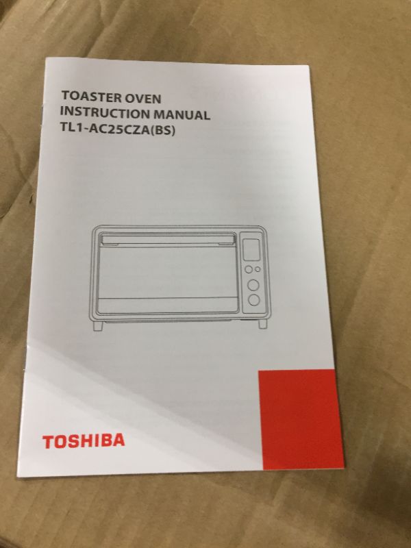 Photo 7 of Toshiba Digital Toaster Oven with Double Infrared Heating and Speedy Convection, Larger 6-slice/12-inch Capacity, 1700W, 10 Functions and 6 Accessories Fit All Your Needs
