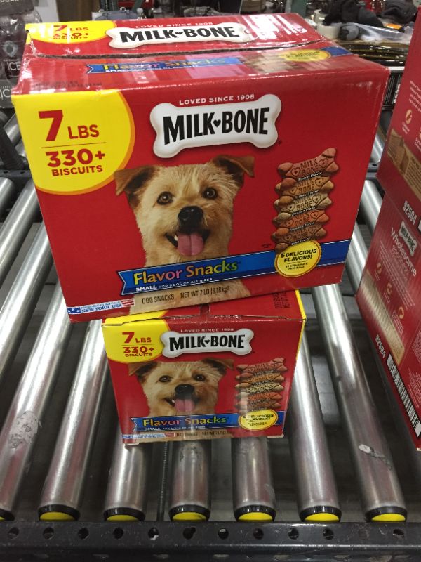 Photo 2 of 2 PACK Milk-Bone Flavor Snacks Dog Treats
EXPIRES MAY 16 2022