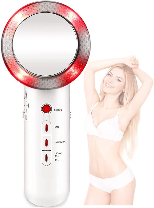 Photo 1 of 3 in 1 Body M?ssager Machine Multifunction High Fr?quency Facial Skin Care Skin Tighting Machine Professional Vibration Beauty Machine for Face, Arm, Waist, Belly, Leg, Hip
