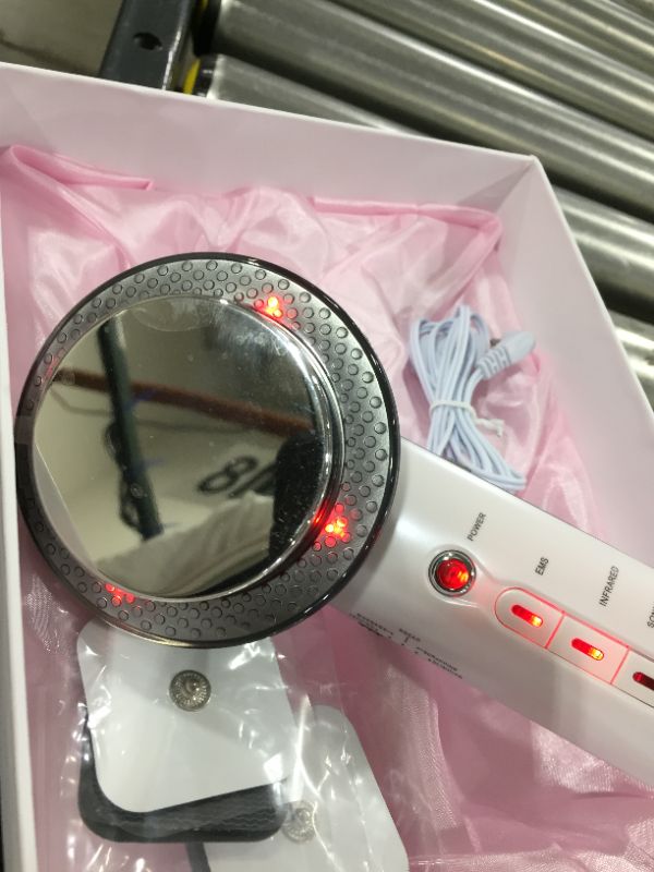 Photo 3 of 3 in 1 Body M?ssager Machine Multifunction High Fr?quency Facial Skin Care Skin Tighting Machine Professional Vibration Beauty Machine for Face, Arm, Waist, Belly, Leg, Hip
